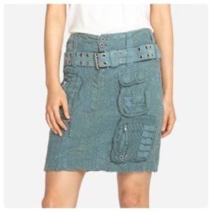 Johnny Was Augusta Embroidered Cargo Skirt